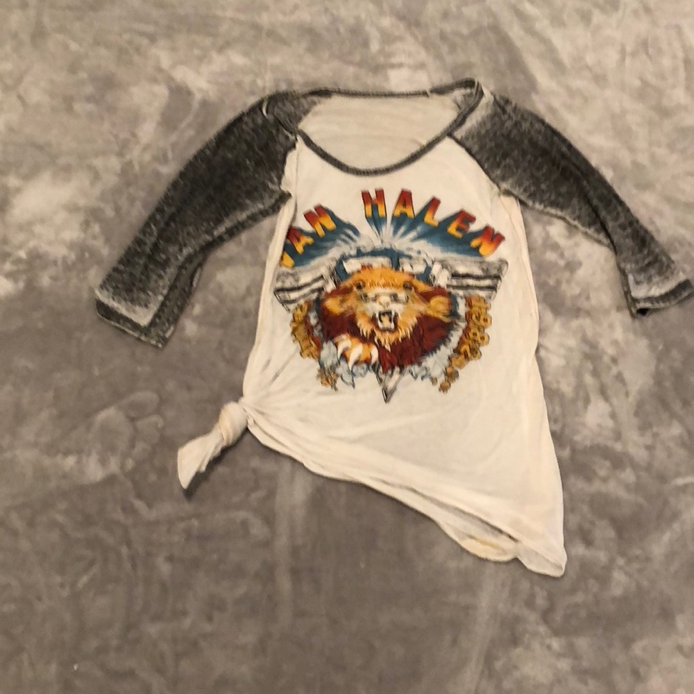 Distressed Van Halen long sleeve T-Shirt, size M/L